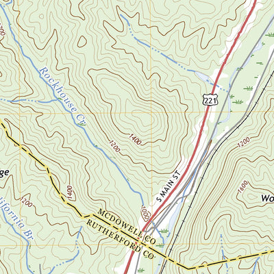United States Geological Survey Glenwood, NC (2022, 24000-Scale) digital map