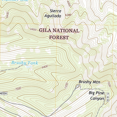 United States Geological Survey Glenwood, NM (2020, 24000-Scale) digital map