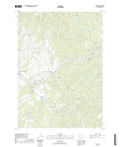 United States Geological Survey Glide, OR (2020, 24000-Scale) digital map