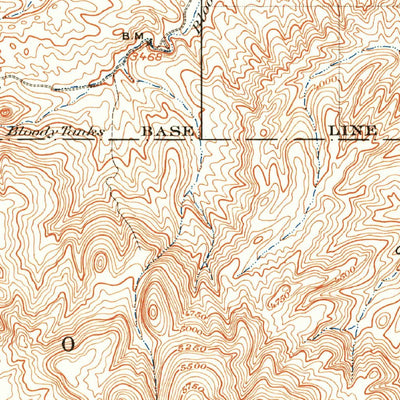 United States Geological Survey Globe, AZ (1901, 62500-Scale) digital map