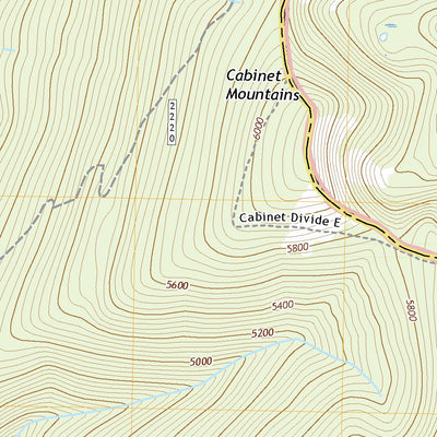 United States Geological Survey Goat Peak, MT (2020, 24000-Scale) digital map