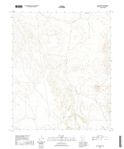 United States Geological Survey Goat Spring, NM (2020, 24000-Scale) digital map