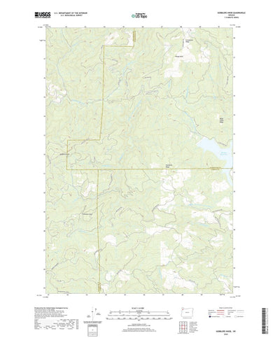 United States Geological Survey Gobblers Knob, OR (2020, 24000-Scale) digital map