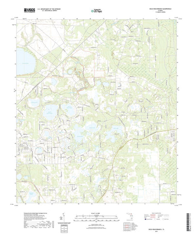 United States Geological Survey Gold Head Branch, FL (2021, 24000-Scale) digital map