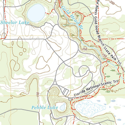 United States Geological Survey Gold Head Branch, FL (2021, 24000-Scale) digital map