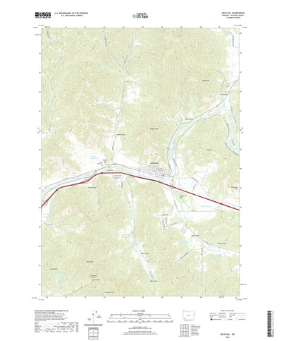 United States Geological Survey Gold Hill, OR (2020, 24000-Scale) digital map