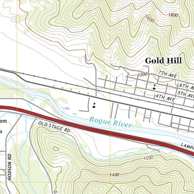 United States Geological Survey Gold Hill, OR (2020, 24000-Scale) digital map