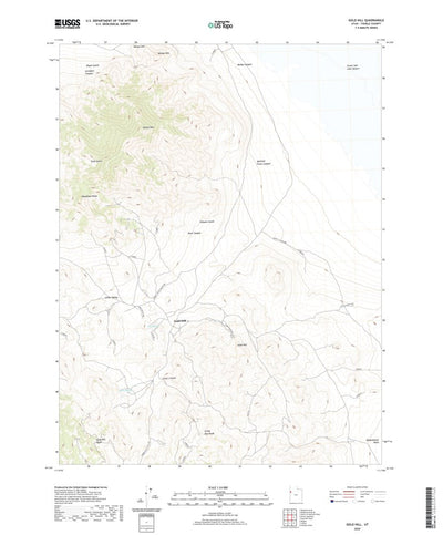 United States Geological Survey Gold Hill, UT (2020, 24000-Scale) digital map