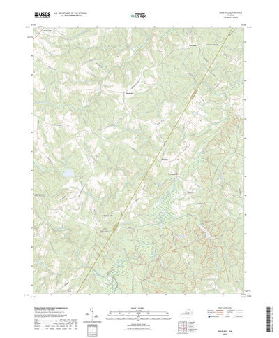 United States Geological Survey Gold Hill, VA (2022, 24000-Scale) digital map