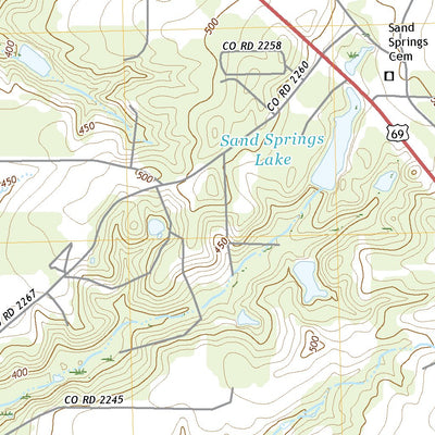 United States Geological Survey Golden, TX (2022, 24000-Scale) digital map