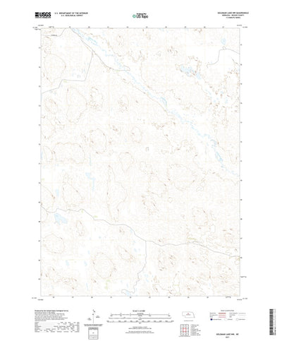 United States Geological Survey Goldman Lake NW, NE (2021, 24000-Scale) digital map