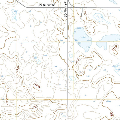 United States Geological Survey Goldwin SW, ND (2020, 24000-Scale) digital map