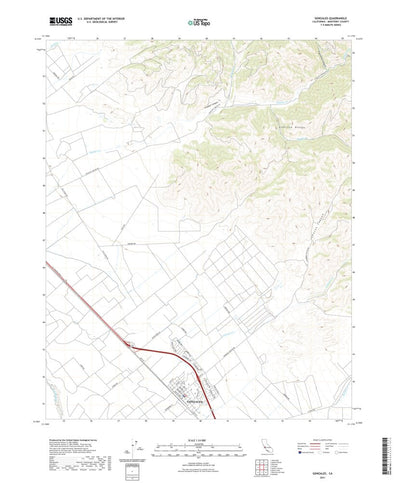 United States Geological Survey Gonzales, CA (2021, 24000-Scale) digital map