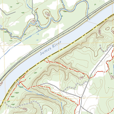 United States Geological Survey Goochland, VA (2022, 24000-Scale) digital map