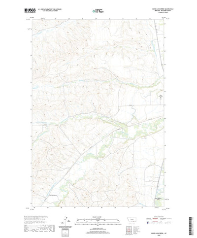United States Geological Survey Good Luck Creek, MT (2020, 24000-Scale) digital map
