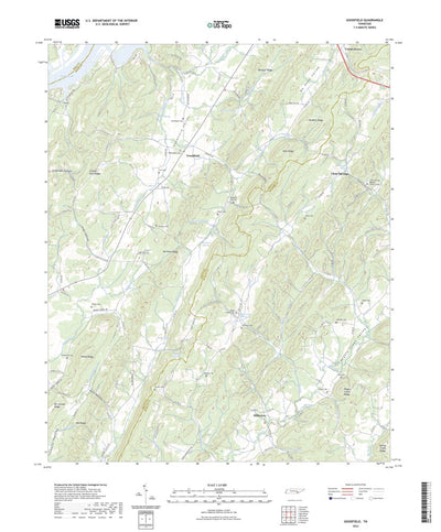 United States Geological Survey Goodfield, TN (2022, 24000-Scale) digital map