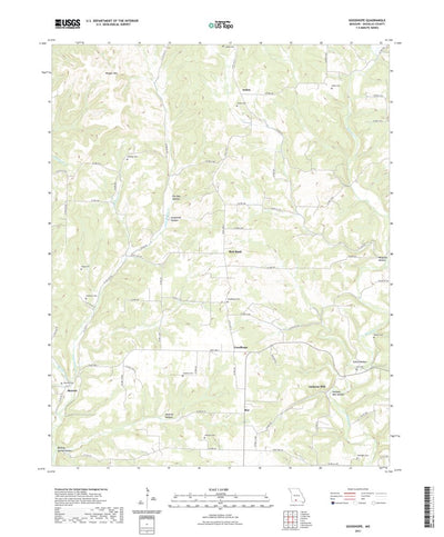 United States Geological Survey Goodhope, MO (2021, 24000-Scale) digital map
