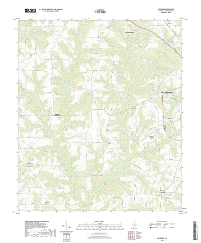 United States Geological Survey Goodman, AL (2020, 24000-Scale) digital map