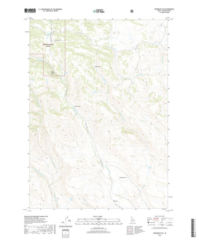 United States Geological Survey Goodman Flat, ID (2020, 24000-Scale) digital map
