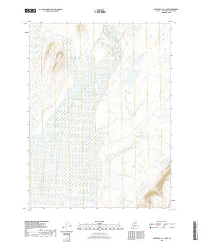 United States Geological Survey Goodnews Bay A-4 NE, AK (2020, 25000-Scale) digital map