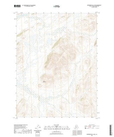 United States Geological Survey Goodnews Bay A-6 NE, AK (2020, 25000-Scale) digital map