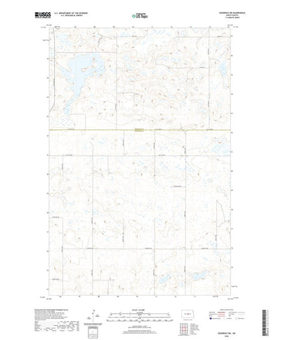 United States Geological Survey Goodrich SW, ND (2020, 24000-Scale) digital map