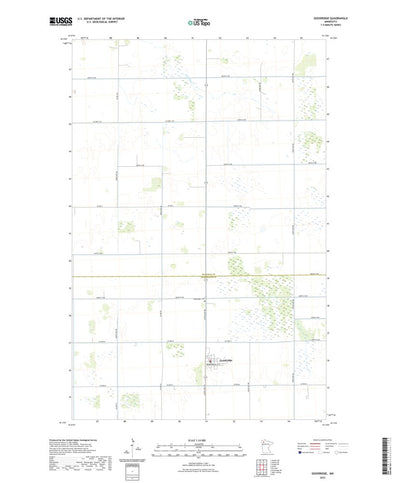 United States Geological Survey Goodridge, MN (2022, 24000-Scale) digital map