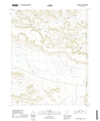 United States Geological Survey Goodson School, NM (2020, 24000-Scale) digital map