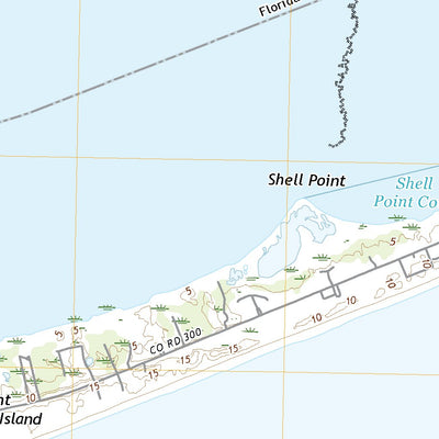 United States Geological Survey Goose Island, FL (2021, 24000-Scale) digital map