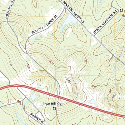 United States Geological Survey Gordon, GA (2020, 24000-Scale) digital map