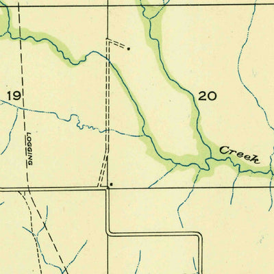 United States Geological Survey Gordon, LA (1935, 31680-Scale) digital map