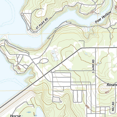 United States Geological Survey Gore, OK (2022, 24000-Scale) digital map