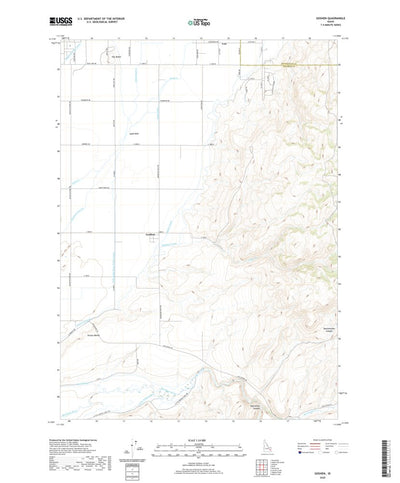United States Geological Survey Goshen, ID (2020, 24000-Scale) digital map