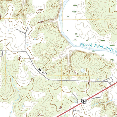 United States Geological Survey Goss, MO (2021, 24000-Scale) digital map