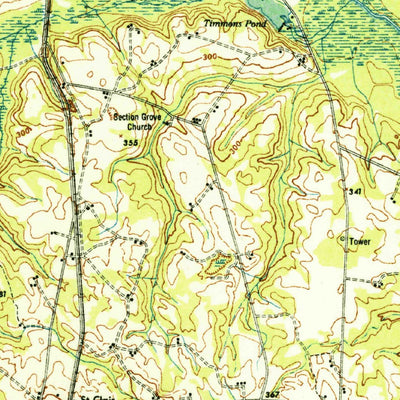 United States Geological Survey Gough, GA (1948, 62500-Scale) digital map