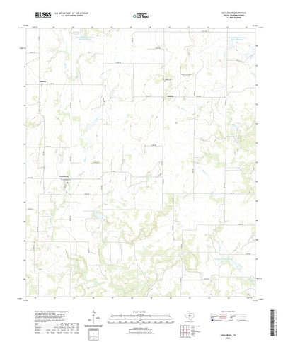 United States Geological Survey Gouldbusk, TX (2022, 24000-Scale) digital map