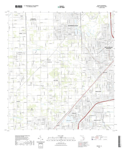 United States Geological Survey Goulds, FL (2021, 24000-Scale) digital map
