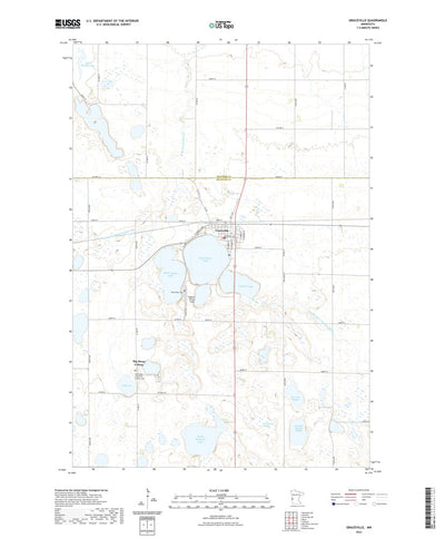 United States Geological Survey Graceville, MN (2022, 24000-Scale) digital map