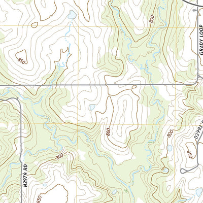 United States Geological Survey Grady, OK (2022, 24000-Scale) digital map