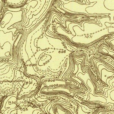 United States Geological Survey Graford East, TX (1924, 48000-Scale) digital map