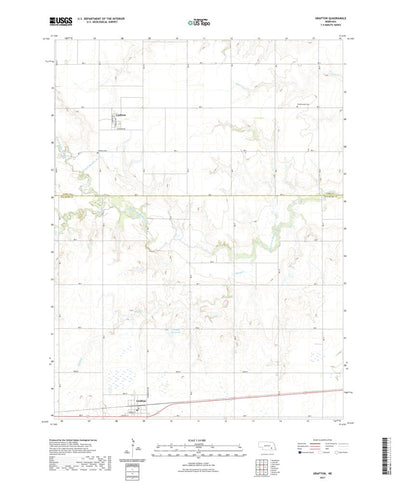 United States Geological Survey Grafton, NE (2021, 24000-Scale) digital map