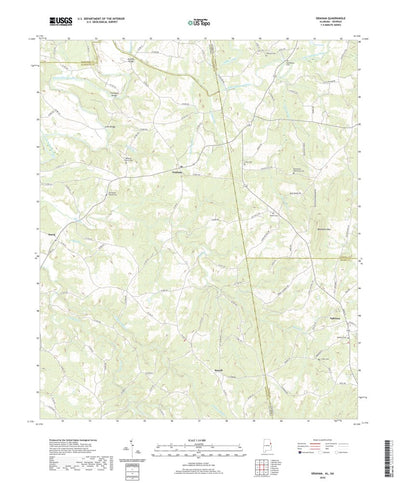 United States Geological Survey Graham, AL (2020, 24000-Scale) digital map