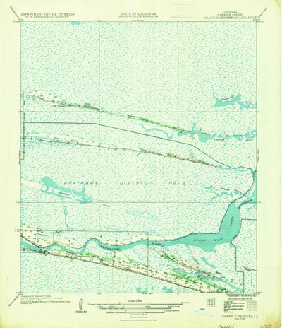 United States Geological Survey Grand Chenier, LA (1935, 31680-Scale) digital map