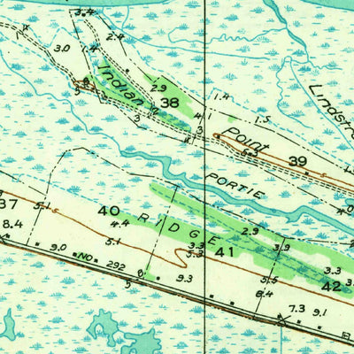 United States Geological Survey Grand Chenier, LA (1935, 31680-Scale) digital map