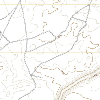 United States Geological Survey Grand Falls SE, AZ (2021, 24000-Scale) digital map
