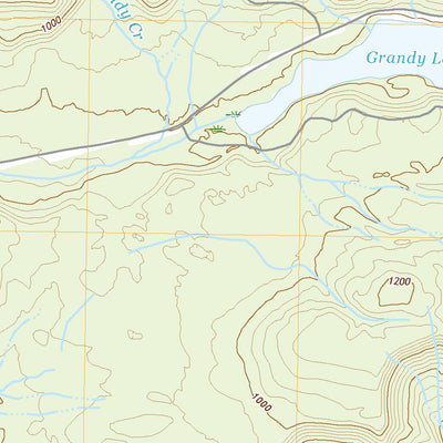 United States Geological Survey Grandy Lake, WA (2020, 24000-Scale) digital map