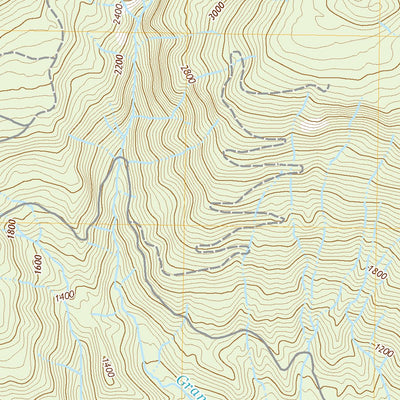 United States Geological Survey Grandy Lake, WA (2020, 24000-Scale) digital map