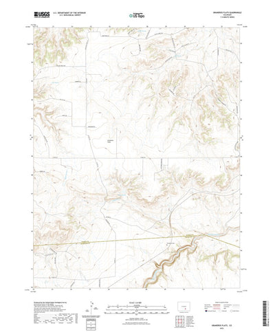 United States Geological Survey Graneros Flats, CO (2022, 24000-Scale) digital map