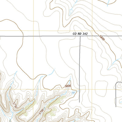 United States Geological Survey Graneros Flats, CO (2022, 24000-Scale) digital map