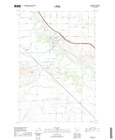 United States Geological Survey Granger, WA (2020, 24000-Scale) digital map
